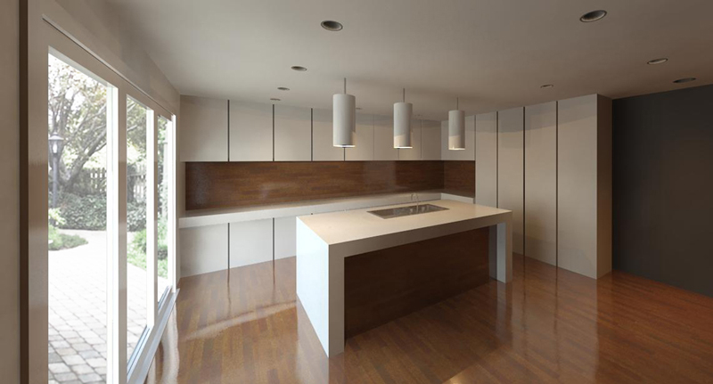 Mid range kitchen renovation concept plans