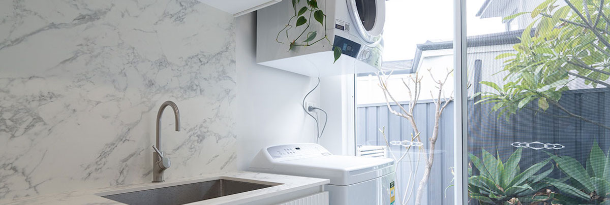 Crisp white Laundry